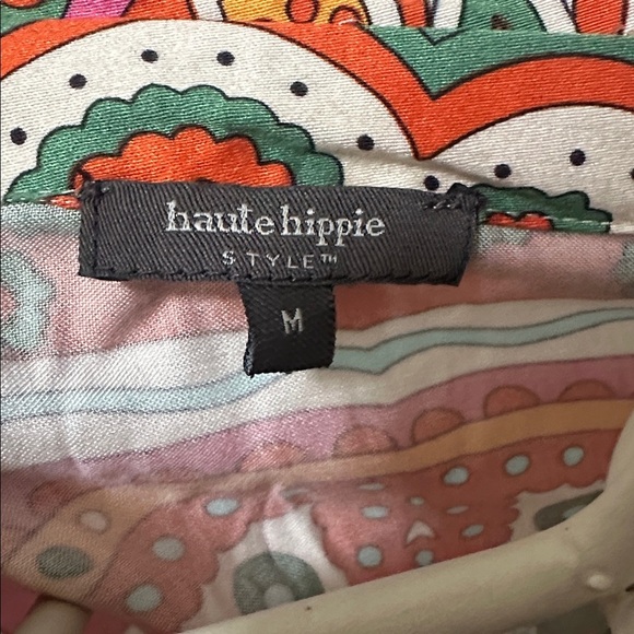 Haute Hippie Multicolor Paisley Blouse - Picture 2 of 3